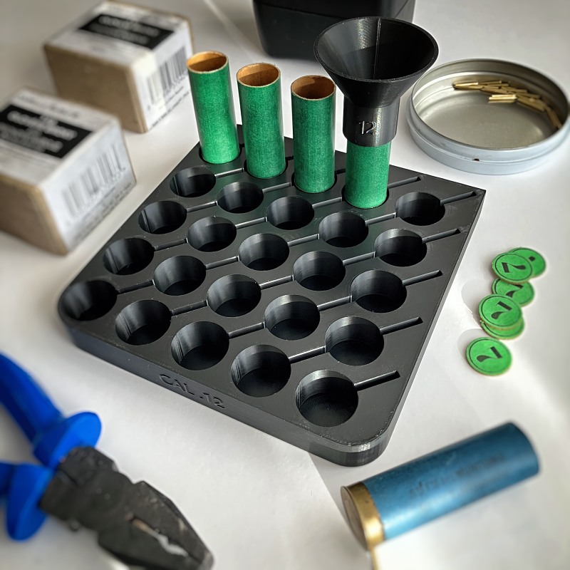 Držák nábojnic cal.12 typu Lefaucheux (25 pozic)